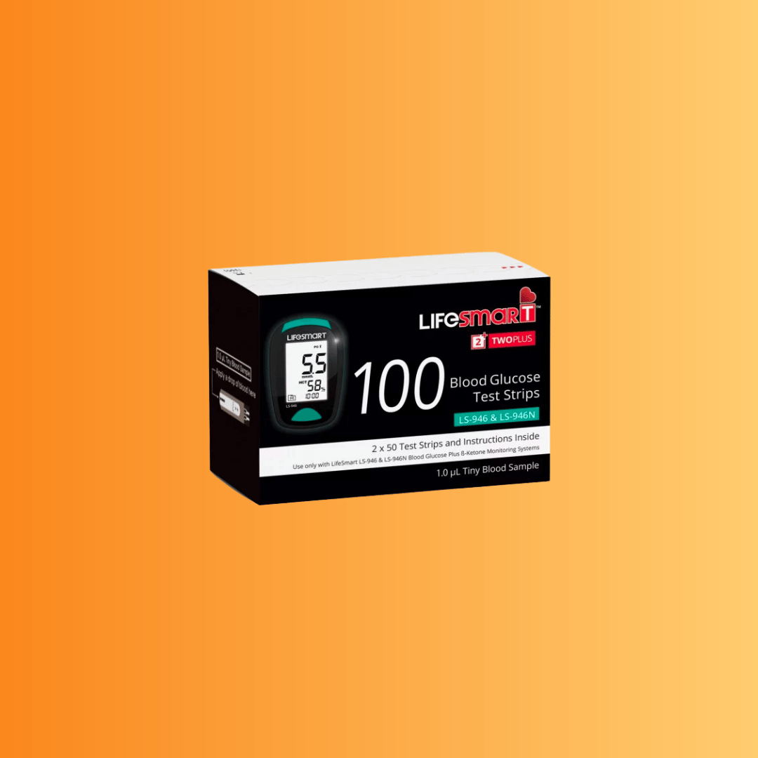 LifeSmart 2 Twoplus Glucose Monitoring Test Strips StrippedSupply