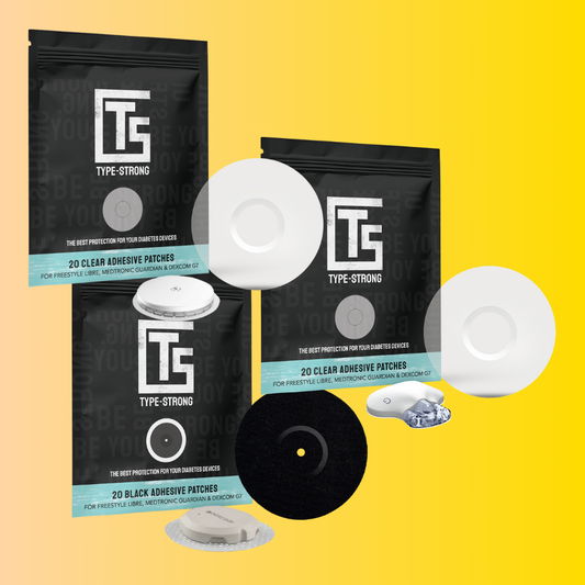 Type Strong CGM Patches (FreeStyle Libre, Guardian & Dexcom G7)
